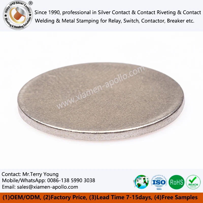 Button Contacts Bimetal Overlays