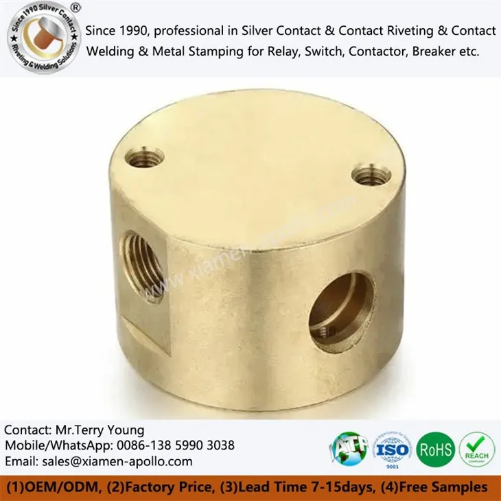 CNC messingfræsningskomponenter