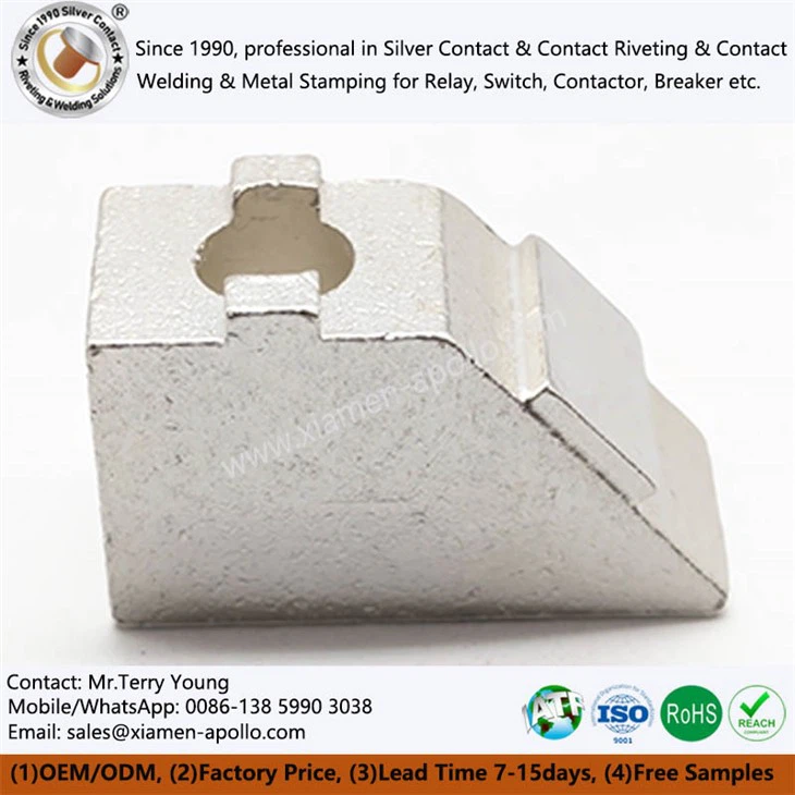 Kontakt svejsning af kobberplade