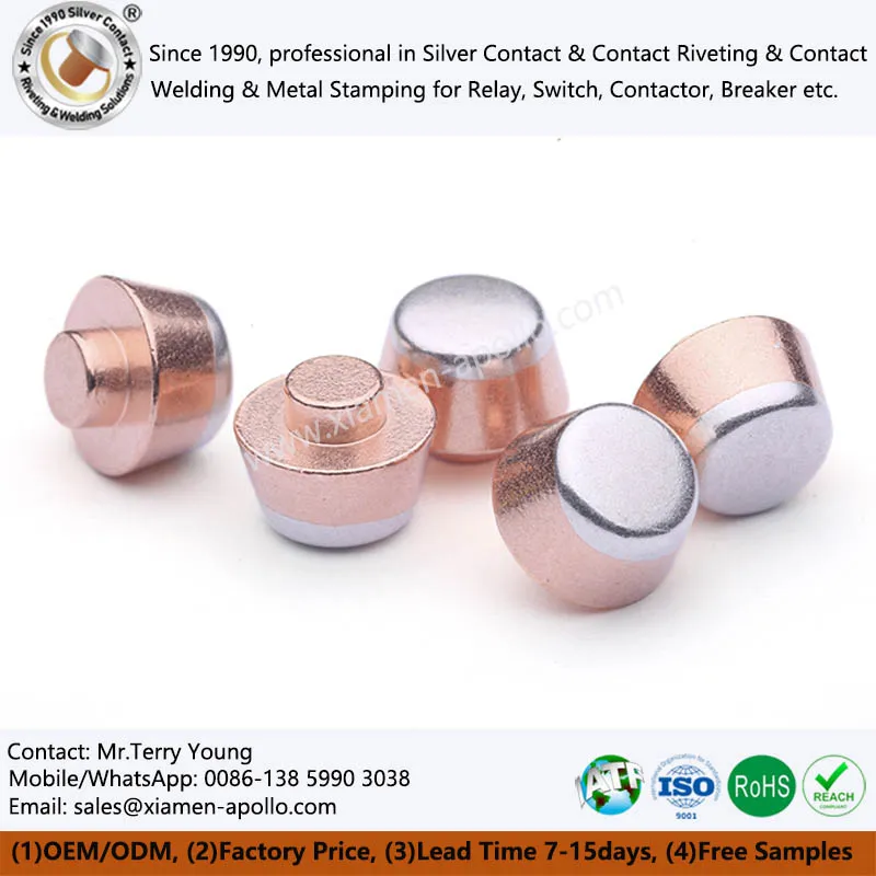 Elektriske kontakter Stort hoved Lille fod