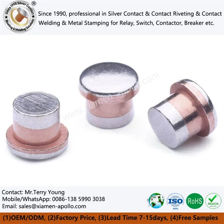 Elektriske trimetale nitte -kontakter