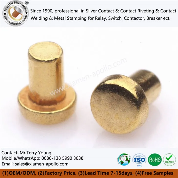 Guldbelægningskontakter til Ralay