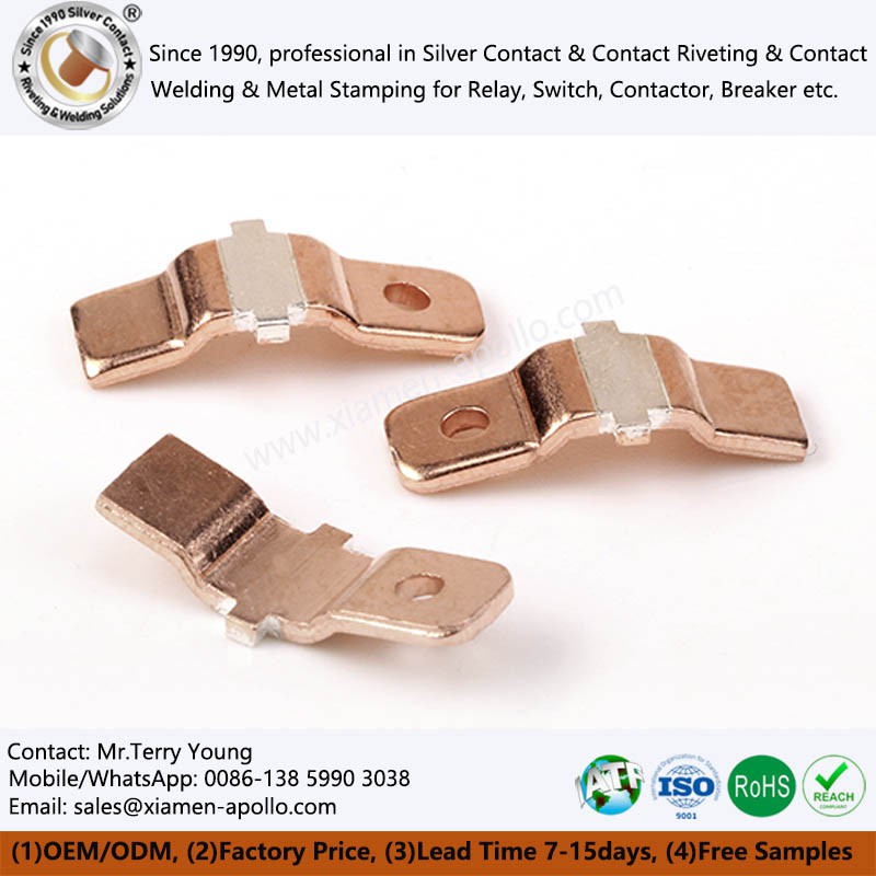 Silver Electrical Contact Brazing Silver Electrical Contact Brazing