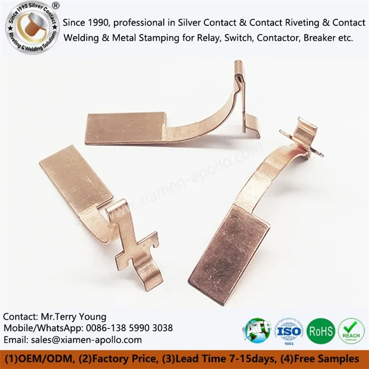 Metal kobber stemplede dele