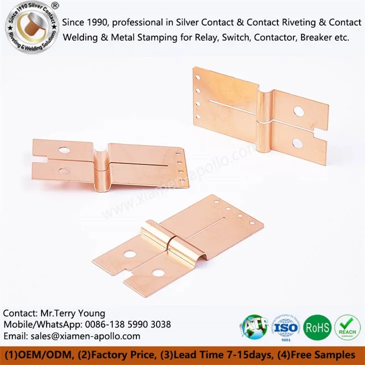 Magnetisk låse relæer kobberstemplede dele