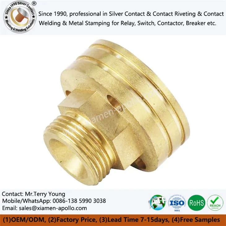 Præcision Brass CNC -dele